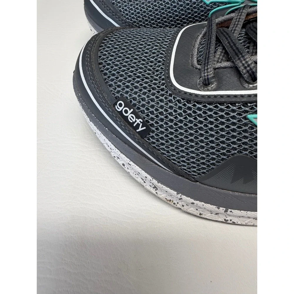 Gravity Defyer Ion Walking Shoes Womens 10 Grey Coral TB9024FGP-W VersoShock